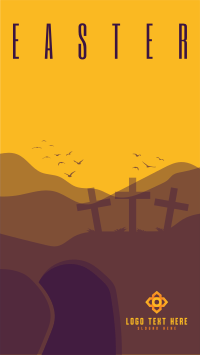Easter Resurrection  Facebook Story Design