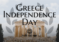 Contemporary Greece Independence Day Postcard Image Preview