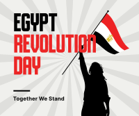 Egypt Revolution Day Facebook post Image Preview