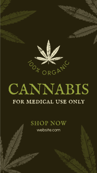Cannabis Cures Facebook Story Design
