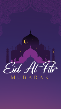 Starry Eid Al-Fitr Facebook story Image Preview