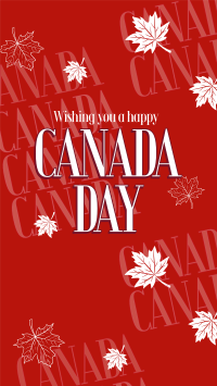 Hey Hey It's Canada Day Facebook story Image Preview