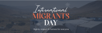 International Migrants Day Twitter Header Design