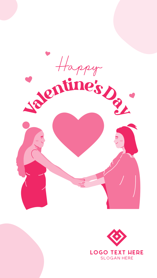 Friendship Valentines Instagram Story Design Image Preview