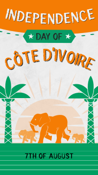 Ivory Coast Independence Day Instagram Reel Image Preview