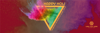 Holi Color Explosion Twitter header (cover) Image Preview