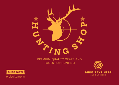 Hunting Gears Postcard Image Preview