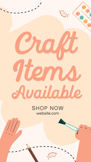 Handmade Crafts Facebook story Image Preview