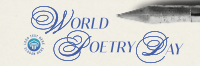 World Poetry Day Pen Twitter Header Preview