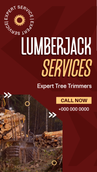 Expert Lumberjack Services Instagram Reel Preview