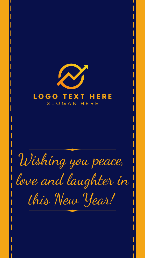 New Year Greeting Instagram Story Design Image Preview