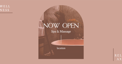 Spa & Massage Facebook ad Image Preview