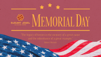 Modern Minimalist Memorial Day Facebook Event Cover Image Preview