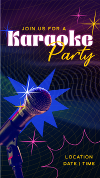 Karaoke Party Instagram Story Design