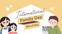 Cartoonish Day of Families Video Image Preview