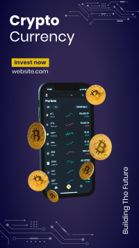 Cryptocurrency Investment Instagram story Image Preview