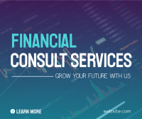 Simple Financial Services Facebook Post Design