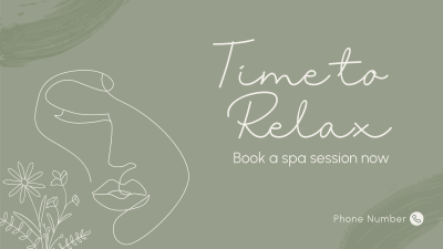 Spa Time Facebook event cover Image Preview