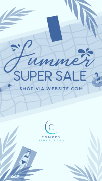 Summer Super Sale Facebook Story Design