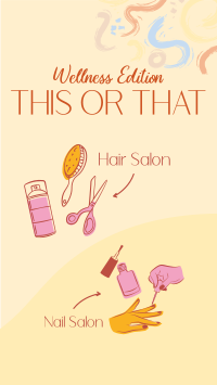 This or That Wellness Salon TikTok video Image Preview