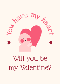 Valentine's Heart Poster Design
