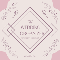 Dreamy Wedding Organizer Instagram Post Design