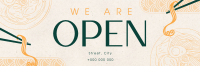 Oriental Cuisine Now Open Twitter Header Image Preview