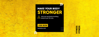 Make Your Body Stronger Facebook cover Image Preview