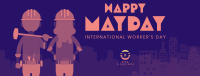 May Day Workers Event Facebook Cover Design