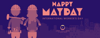 May Day Workers Event Facebook cover Image Preview