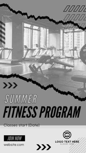 Ripped Off Summer Fitness Instagram story Image Preview