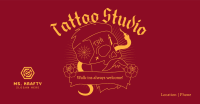 Skull Snake Tattoo Facebook Ad Image Preview