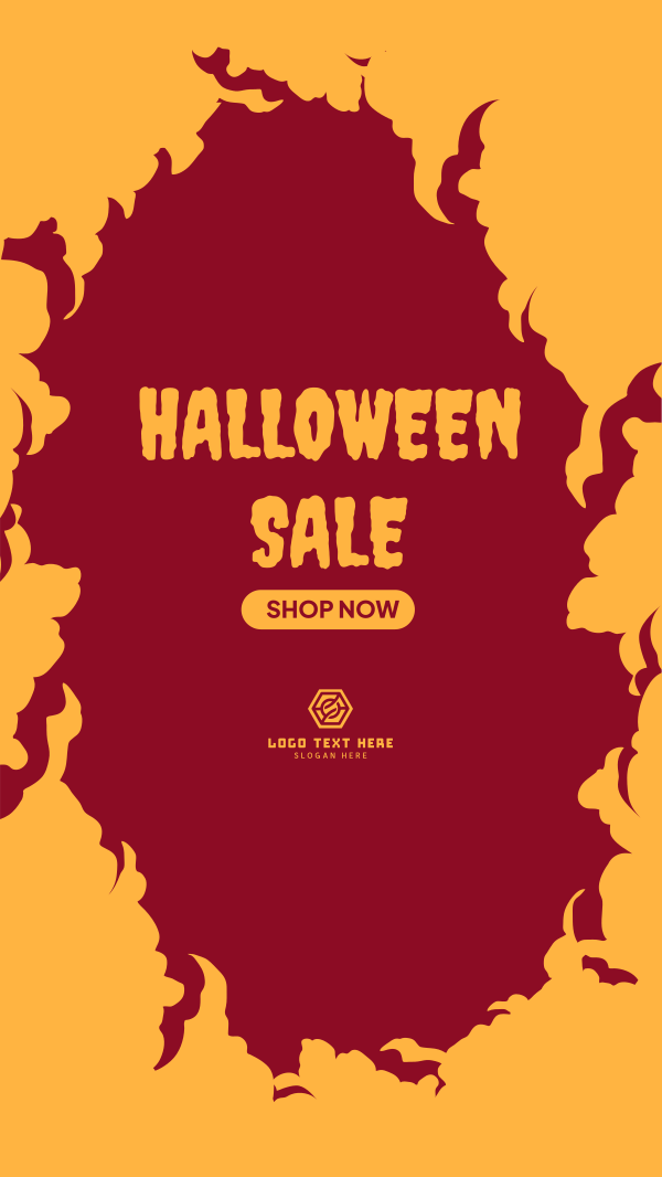 Halloween Sale Facebook Story Design Image Preview