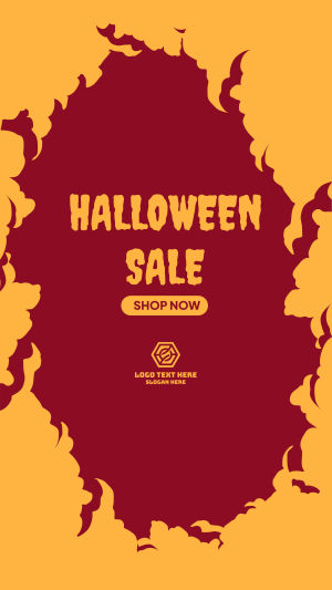 Halloween Sale Facebook story