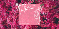 Sweet Pink Valentine Twitter Post Design