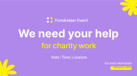 Charity Bloom Facebook Event Cover Design