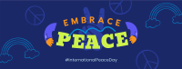 Embrace Peace Day Facebook cover Image Preview