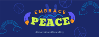 Embrace Peace Day Facebook Cover Image Preview