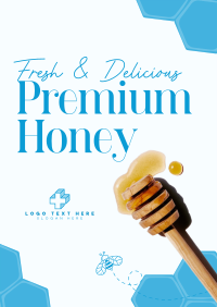 Premium Fresh Honey Poster Design