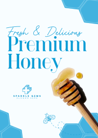 Premium Fresh Honey Poster Image Preview