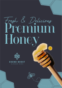 Premium Fresh Honey Poster Image Preview
