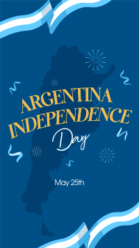 Independence Day of Argentina TikTok video Image Preview