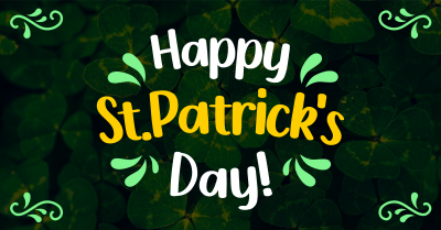 Happy St. Patrick's Day Facebook Ad Image Preview