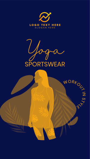 Yoga Sportswear Facebook story Image Preview
