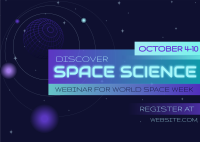 Space Week Webinar Postcard Image Preview