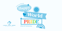 Gradient World Pride Twitter post Image Preview