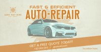 Modern Professional Mechanic Facebook Ad Design