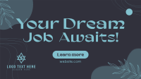 Modern Floral Dream Job Awaits Animation Preview