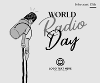 Radio Day Mic Facebook Post Preview