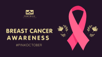 Fight Against Breast Cancer Facebook Event Cover Design
